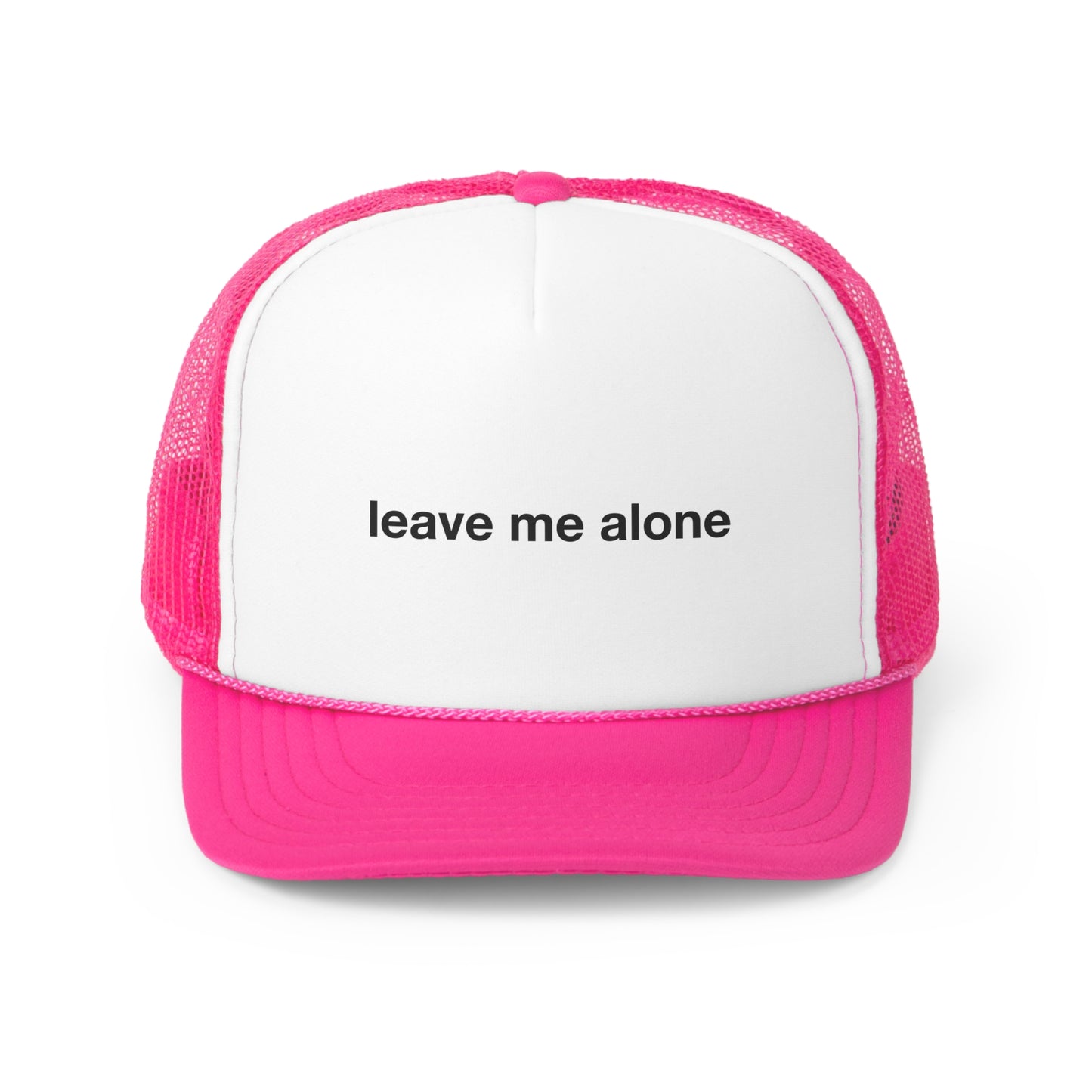 leave me alone trucker hat