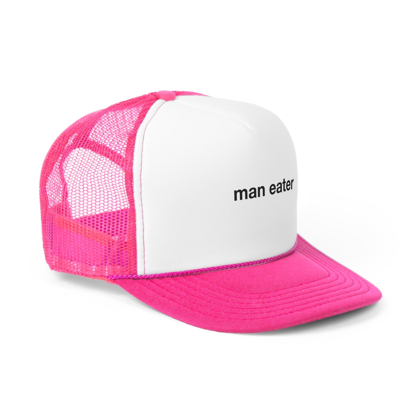 man eater trucker hat